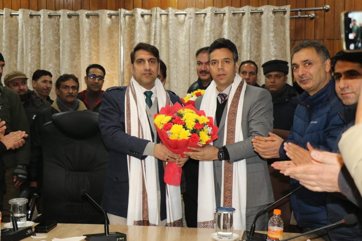 Assuming charge as Deputy Commissioner, Srinagar, 8 January 2024